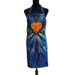 tie dye apron made by me- o/s